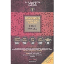 Konsensus Hukuk Soru Bankası Cilt 1 - Kamu Hukuku (2.El Kitap)