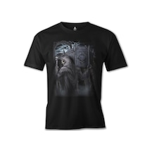 Kurukafa  Coffin Baskılı Siyah Erkek Tshirt 001