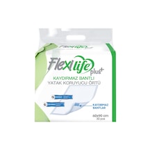 Flexilife Plus 60 x 90 CM Kaydırmaz Bantlı Yatak Koruyucu Örtü 30'lu x 6 180 Adet
