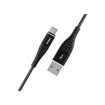 Lexroo Extreme Kablo Type-c Hızlı Şarj Kablosu 100 Cm Siyah-2dkx04cs Standart