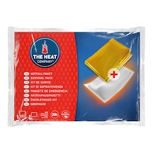 20 Saat Isıtıcılı Termal Battaniyeli Theheatcompany Notfall Paket Altın - Gümüş