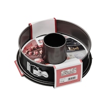 Kaiser 066659404 İnspiration Kelepçeli Borulu Kek Kalıbı 26cm Gri
