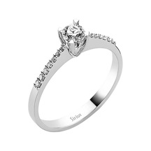 Sirius F Renk Toplam 0,38 Karat Pırlanta Yüzük 0824R0050