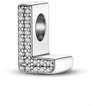Fubena Taşlı Harf Charm - L