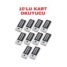Sr-211 Mf-w Parmak İzi Kart Okuyucu 13.56 Mhz Ip68 Şifreli Biyometrik Geçiş Kontrol Sistemi 10000 Kullanıcı 10 Adet