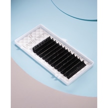 Lashlusion 0.07 D Kıvrım 17mm Hazır Demet Çek Bırak Kolay Rus Wolume Ipek Kirpik 2d 3d 4d 5d 6d 7d 8d 9d