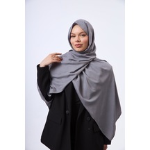 Mirsoy Scarf Mir Modern Desen Şal Açık Gri