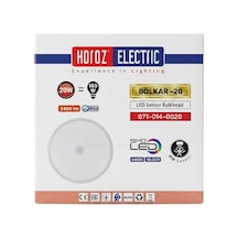 Horoz 20w Sensorlu Beyaz S/u Led Armatur