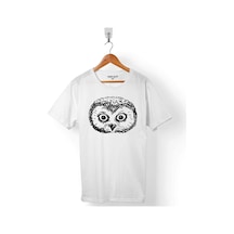 Owl Head Şaşkın Baykuş Kafa Erkek Tişört 001