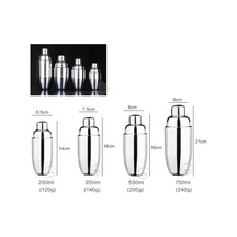 Paslanmaz Çelik Kokteyl Shaker Kokteyl Mikser Şarap Martini Parti İçin Boston Tarzı Shaker İçme 530 Ml