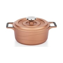 Pro Cast Mini Döküm Tencere Seti 5 Parça-rosegold Açık Bakır