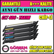 Samsung Clx3305 Toner Uyumlu Takım / Clt-K406S N11.24697