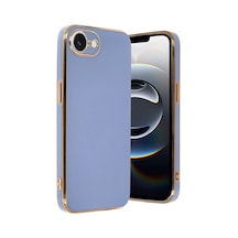 Apple Uyumlu iPhone 16e Kılıf Volet Silikon Mavi\