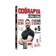 Yargı 2026 Kpss Coğrafya Konu Konu Kritik 10ar Soru +5 Kritik Deneme Sınavı Yargı Yayınları