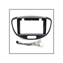 Govimaks Hyundai İ10 2007-2013 Uyumlu 9" Siyah Androıd Multimedya Çerçevesi - Soket
