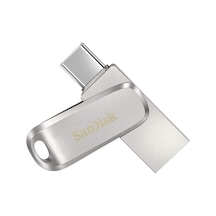 Ultra Dual Drive Luxe Usb Type-c Drive Akıllı Telefon Depolama Alanı 512 Gb Taşınabilir Depolama, Usb 3.1 Gen 1, Dönen Tasarım, 150 Mb/s Okuma, Usb Sürücü, Otomatik Yedekleme , Gümüş