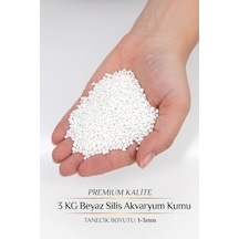 3 Kg Beyaz Silis Akvaryum Kumu 1-3 Mm Dolamit Akvaryum Kumu Tatlı Su Ve Dekoratif Akvaryum İçin