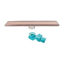 Sukar Line 6 Bronz Plain 60cm Izgaralı Duş Kanalı 1156-1036000-51
