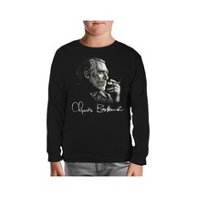 Charles Bukowski Siyah Çocuk Sweatshirt Siyah