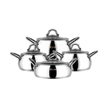 Aryıldız T\T Lizbon Çelik Tencere Set 8 Parça