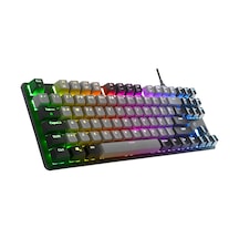 Acer Emachines Eak87 Rgb Mekanik Red Switch Tkl Oyuncu Klavyesi - Gri Siyah 87 Tuş Kompakt Gaming