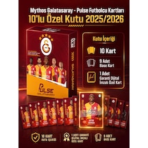 Mythos Pulse Galatasaray Futbolcu Kartları 10'lu Özel Kutu 2025/2026 Resmi Lisanslı