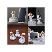 Herşeytrend Astronot Telefon Tutucu Beyaz
