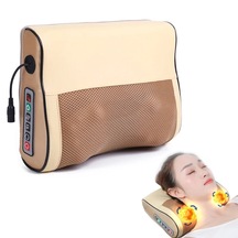 Createtech Back Neck Massager Infrared Heating Electric Shoulder Foot Massag Sarı