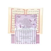 Hediyelik Yasin Kitabı, Kokulu Tesbih, Seccade, Asetat Kutulu 26 23 Mevlid Paketi-pembe