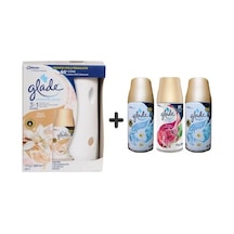 Glade Otomatik İpeksi Vanilya + 2'li Temizliğin Ferahlığı + Meyve & Çiçek Buketi 4 x 269 ML