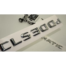 Benz Cls 300d Uyumlu 4matic Bagaj Krom Metal 3m 3d Yazı Logo