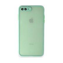 Apple Uyumlu iPhone 7 Plus Kılıf Montreal Silikon Kapak - Turkuaz 0.2M-Çok Renkli