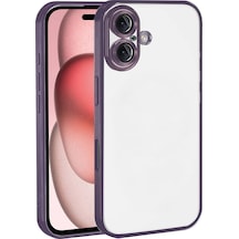 Apple iPhone Uyumlu 17 Razer Lensli Silikon - Mor Bzsxx00 1