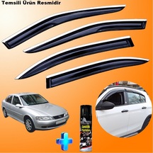 Opel Vectra B Cam Rüzgarlığı Abs Nikelajlı Krom Mügen Cam Rüzgarlığı 1995 - 2002 Arası + Ebrayn 500 Ml Lastik Parlatıcı