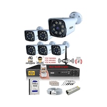 Ds 2034hd Wl Set6 500 Ids 6 Kameralı 5mp Sony Lensli 1080p Fullhd Gece Renkli Kamera Seti Su Geçirmez Cepten İzle