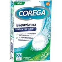 Corega Beyazlatıcı Diş Protezi Temizleyici Tablet 30'lu