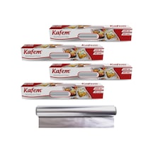 Kafem Aluminyum Folyo 45 CM x 100 M 10mic 4 Paket
