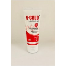 V-Gold Su Bazlı Kayganlaştırıcı Jel Çilek Aromalı 100 ML