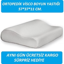 Visco Ortopedik Boyun Yastığı Medikal Boyun Destek Yastığı Boyun