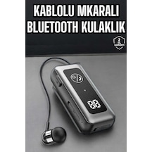 Kablolu Bluetooth Kulaklık Kulak İçi Stereo Mikrofonlu Dijital Göstergeli Dijital Göstergeli Kulak İçi