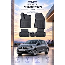 Dacia Sandero 2021+ Aracınıza Özel Üretim Havuzlu Paspas Takımı A+ -mod-