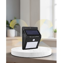 20 Led Solar Enerjili Hareket Sensörlü Duvar Lambası Çok Renkli