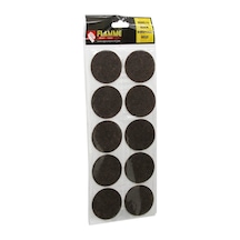Flamme-0077 Mobilya Keçesi 45mm 10 Adet Yuvarlak Zemin Koruyucu Yapışkanlı Montaj - 25'li Paket Diğer