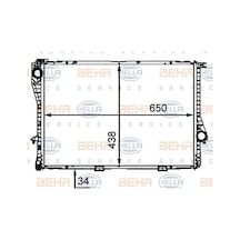 Mahle-knecht-behr Cr296000s Motor Su Radyatörü Bmw E38 E38 17111436060