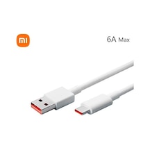 Xiaomi Turbo Şarjı Destekleyen 6A Type-C Usb Şarj Kablosu