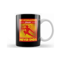 My Gymnastics Season Never Ends Awesome Gymnast Kupa Bardak Porselen Karışık