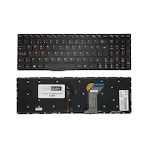 Lenovo İle Uyumlu Ideapad 80kv, 80nv, 80nw, 80nyi Notebook Klavye Işıklı Siyah Tr