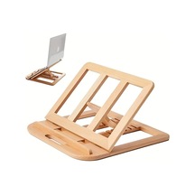 Willowhaven Ahşap Renk Katlanır A Tipi Dizüstü Bilgisayar Standı Soğutucu Sistem Ergonomik