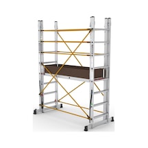 Çağsan PL003 2x8 Basamaklı Polysafe Çok Amaçlı İskele Merdiven