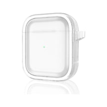 Airpods 4 4.nesil Shiny Şeffaf Kılıf - Beyaz